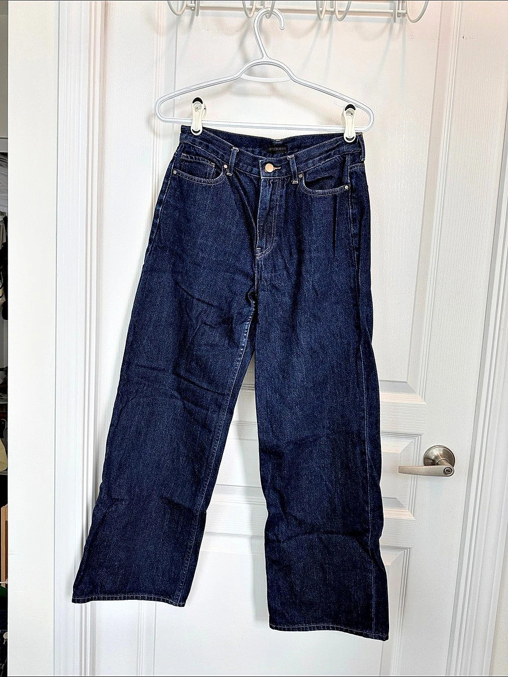 UNIQLO Straight Leg Jeans in Blue Waist 26